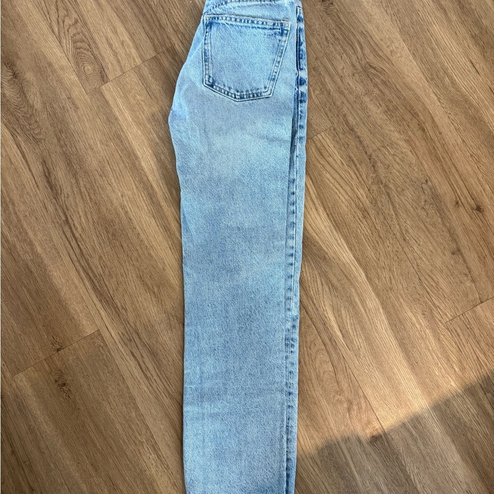 Zara Faded Blue Denim Pants